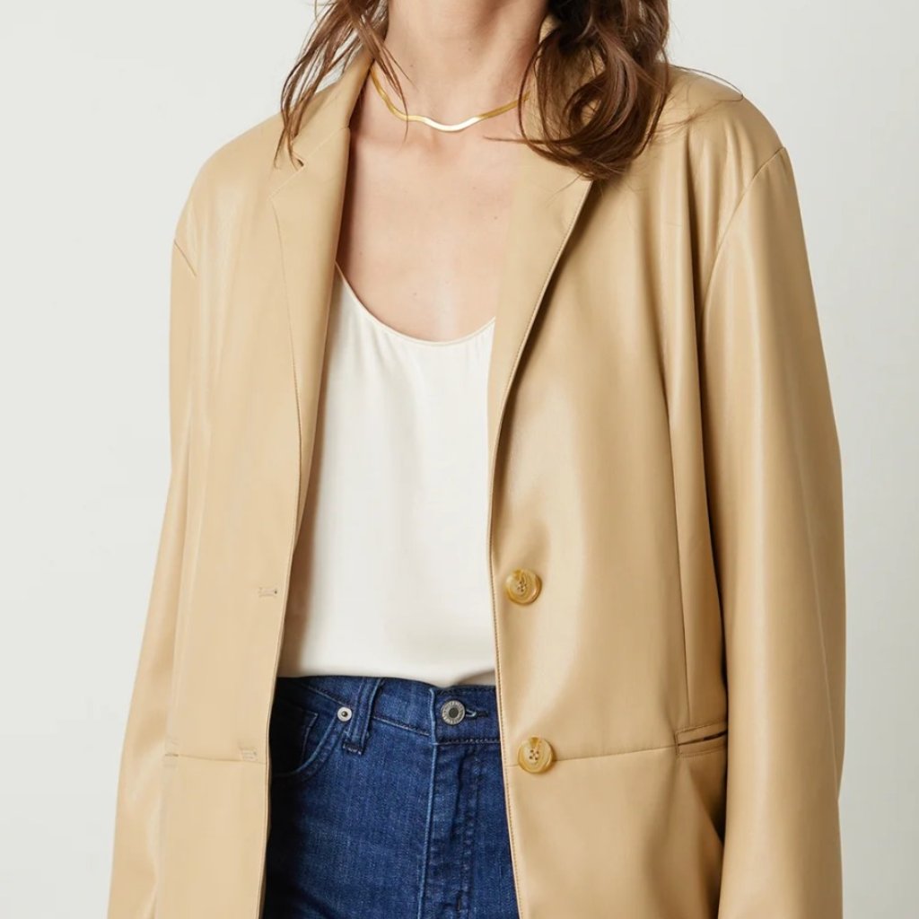 Velvet - Camila Vegan Leather Blazer